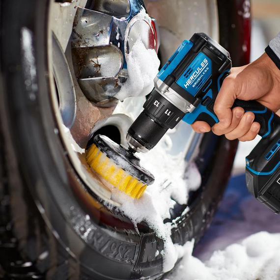 Power Drill Brush Detailing Kit, 5-Piece