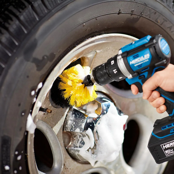 Power Drill Brush Detailing Kit, 5-Piece